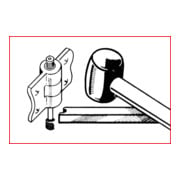 KS Tools Supporto perno con impugnatura in PVC, 290mm-3