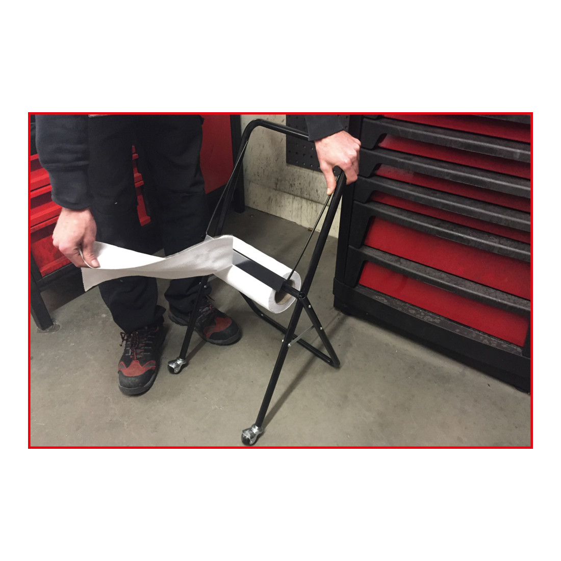 KS Tools Supporto portarotoli da terra