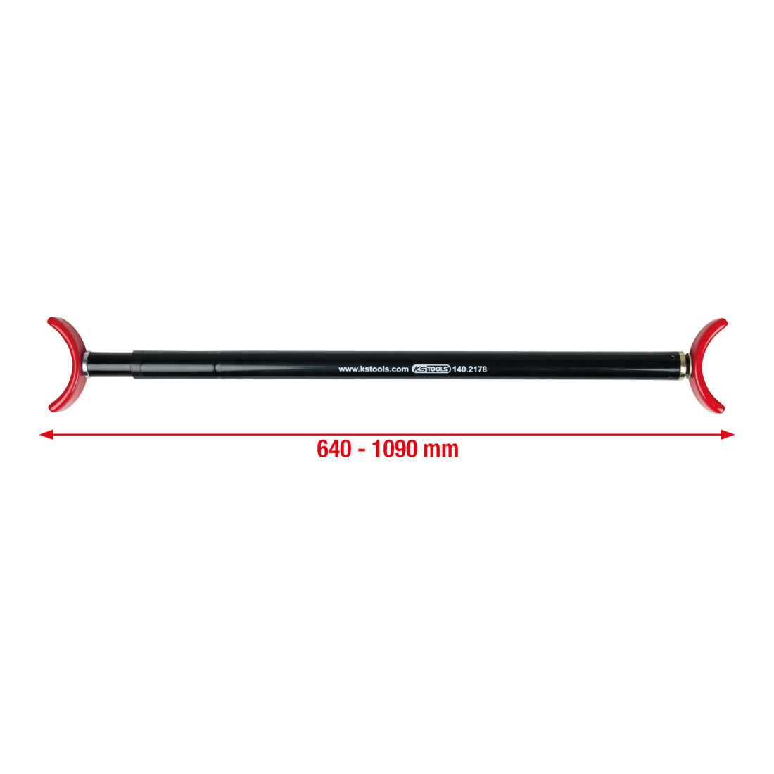 KS Tools Supporto telescopico per cofano e portellone posteriore, 64-109 cm