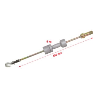 KS Tools Système de masse à inertie avec crochets de traction et adapteur