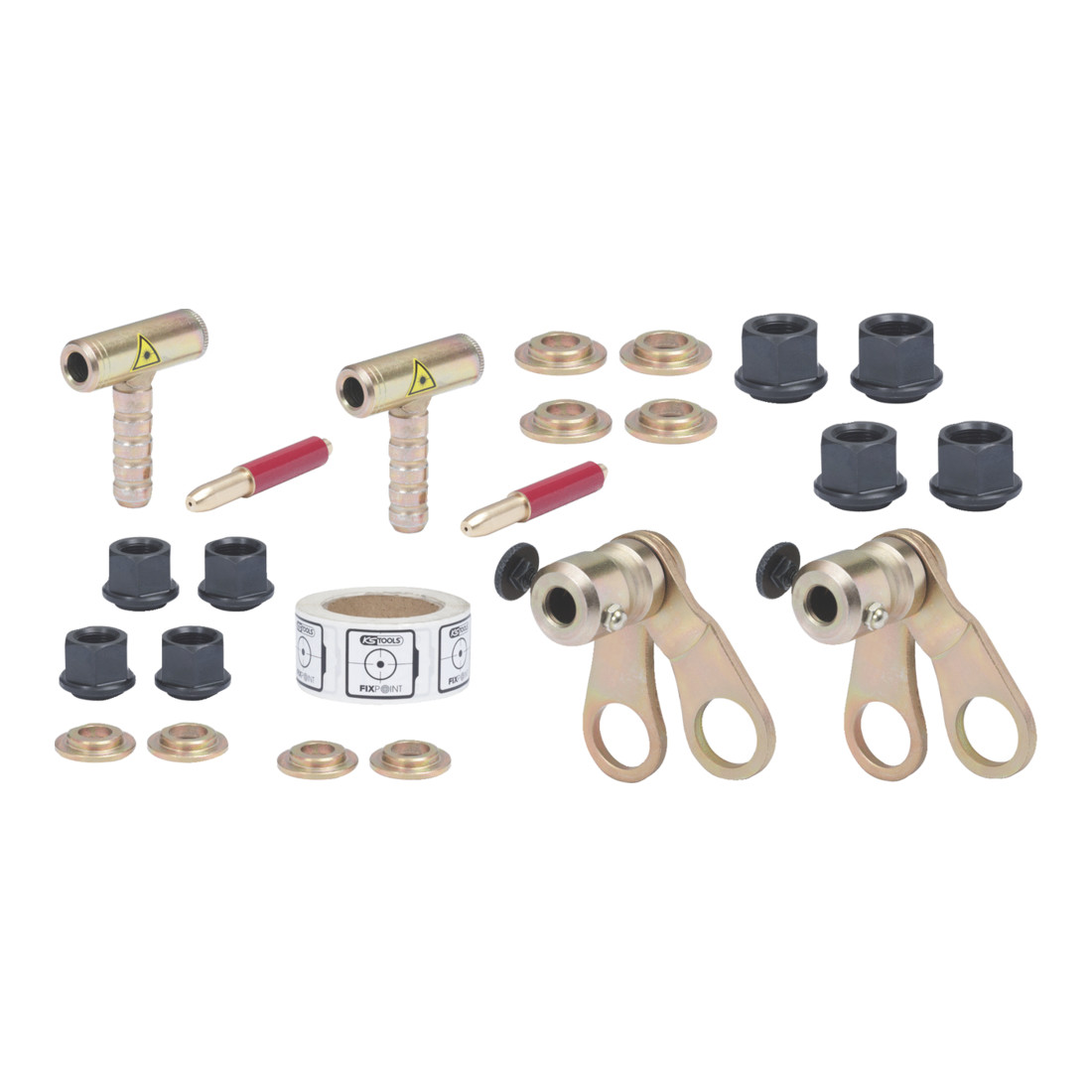 KS Tools Système de réglage de châssis pour camions et camionnettes, 21 pièces
