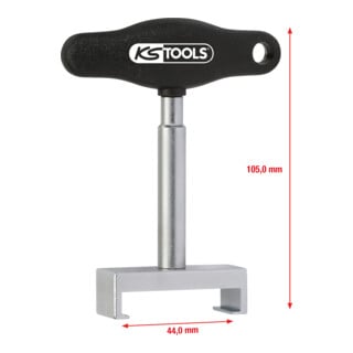 KS Tools T-greep bobine trekker type 3, 105mm