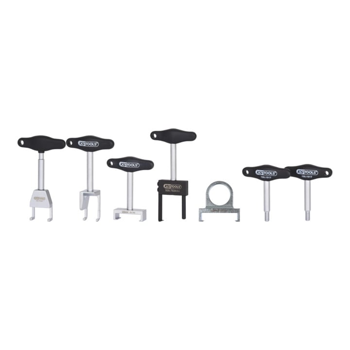 KS Tools T-greep bobinetrekkerset voor VAG en opel motoren, 7 dlg.