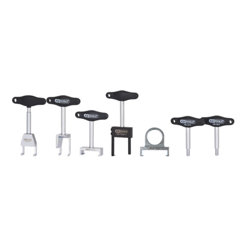 KS Tools T-greep bobinetrekkerset voor VAG en opel motoren, 7 dlg.