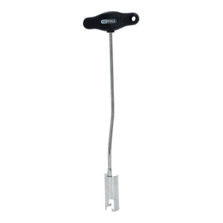 KS Tools T-greep bougietrekker, gebogen, lang