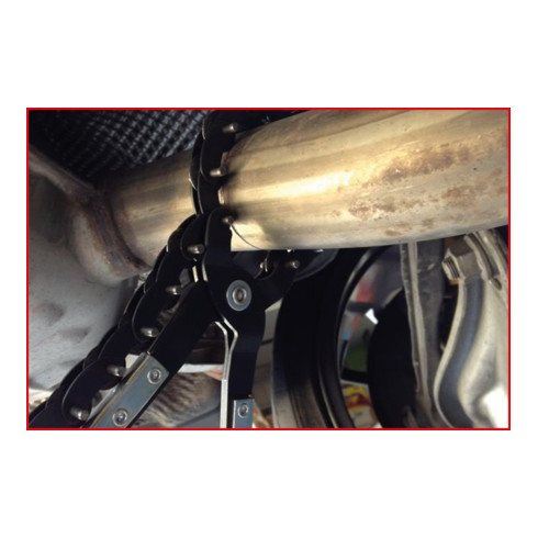 KS Tools Tagliatubi a catena con grip per tubi in acciaio inox, Ø 19-83mm