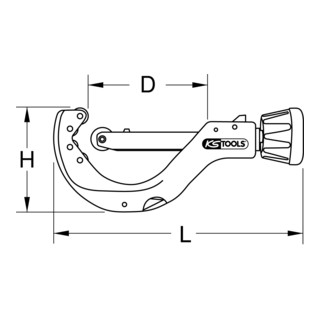 KS Tools Tagliatubi automatico per tubi in plastica