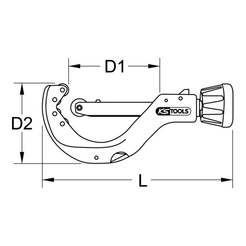 KS Tools Tagliatubi automatico per tubi in rame, 15-80mm