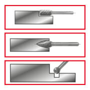 KS Tools TC stiftfrezenset in plaatstalen koffer, 3 stuks-5