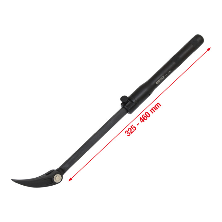 KS Tools telescopisch knikarm-hefijzer, 325-460 mm