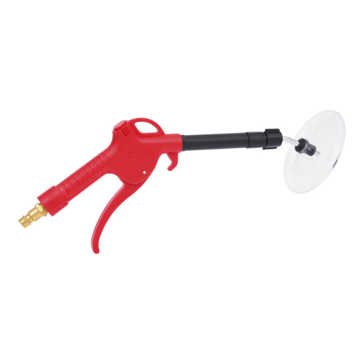 KS Tools telescopisch perslucht uitblaaspistool 90-190mm met beschermkap