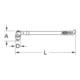 KS Tools Teleskop-Hebel mit Umschaltknarre 3/4"