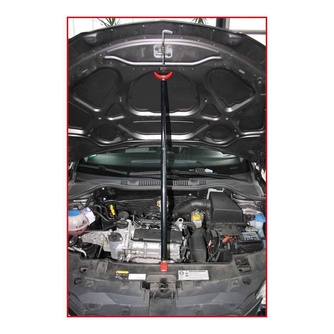 KS Tools Teleskop-Motorhauben- und Heckklappenstütze, 64-109cm
