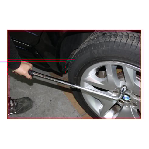 KS Tools Teleskop-Radmutternschlüssel, 370-535mm