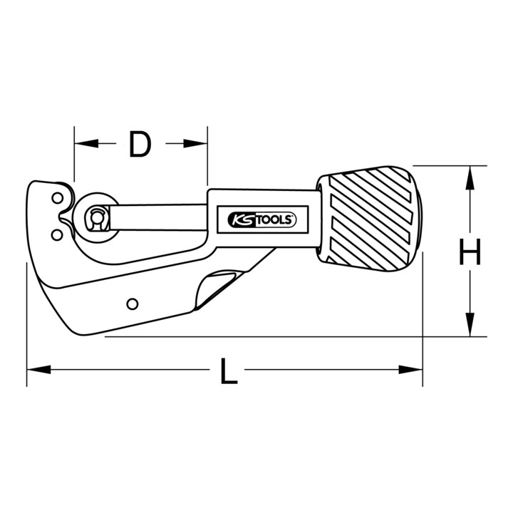 KS Tools Teleskop-Rohrabschneider, 3-32mm