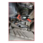 KS Tools Tenditore di centraggio telescopici Audi e Seat, per molle interne, 11pz.-4