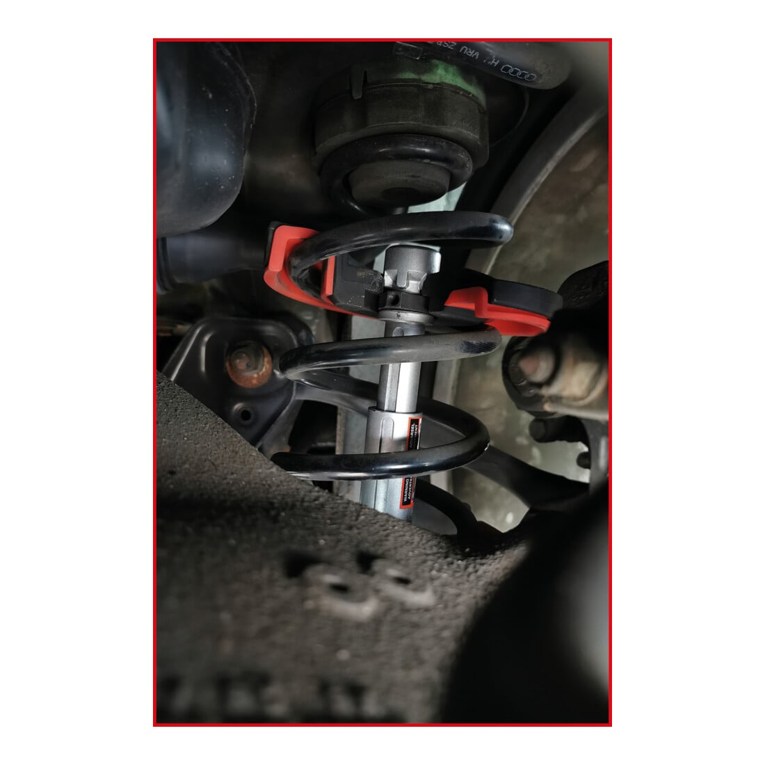 KS Tools Tenditore di centraggio telescopici Audi e Seat, per molle interne, 11pz.
