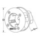 KS Tools Testa filettatrice, Ø1"-4