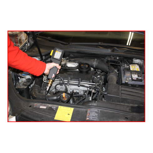 KS Tools Tester di compressione per motori diesel con registratore di diagrammi, 53pz..