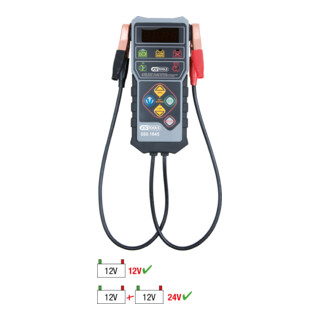 KS Tools Tester per batterie digitale, 12V, area operativa DIN 100-800 CCA