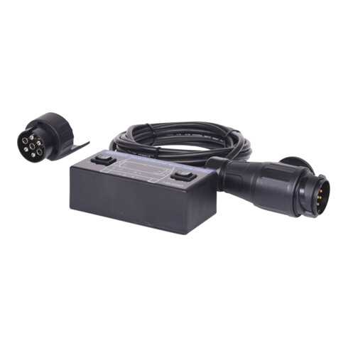 KS Tools Testeur pour véhicule tracteur 12 V/ Dispositif d’essai pour prises remorque 7+13 pôles, 2 pcs.