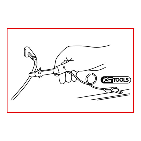 KS Tools testlamp voor bougiekabels