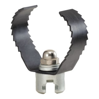 KS Tools Tête bi-lame crantée, Ø 90mm, pour spirales 32 mm