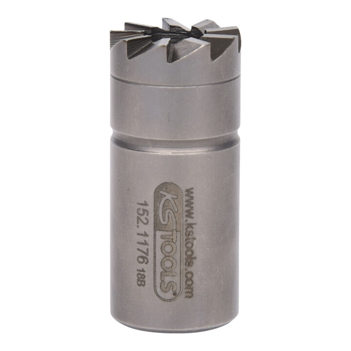 KS Tools Tête de fraisage à siège d'étanchéité pour injecteur Ø 17/17mm, 38mm