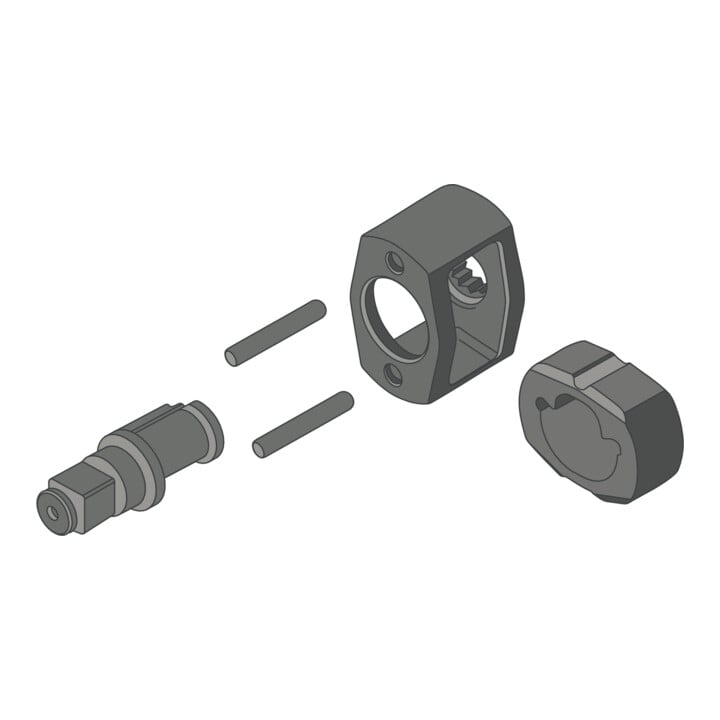 KS Tools THE miniDEVIL Clé à chocs pneumatique haute performance 1/2 pouce, 1084Nm