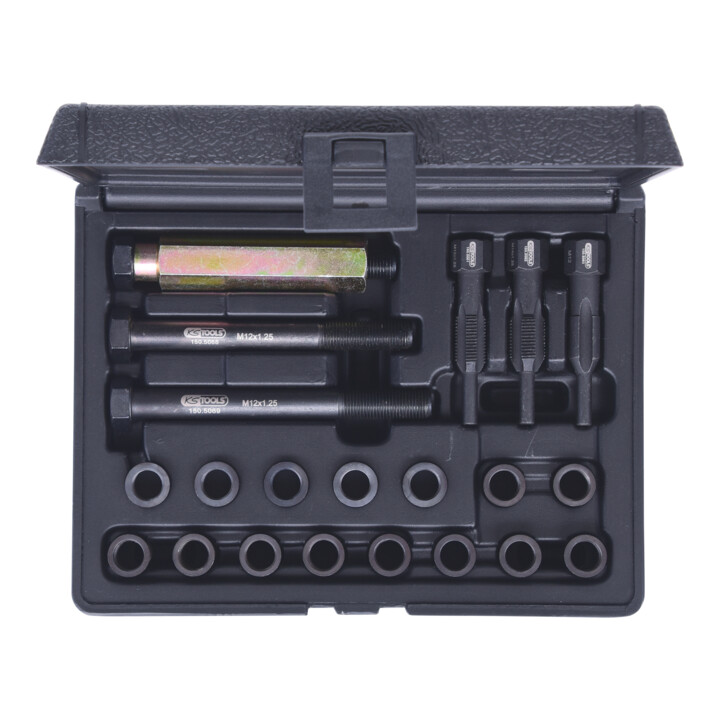KS Tools THREADfix reparatieset M12x1,25 gloeibougies+ontstekingsbougies,21 stuks