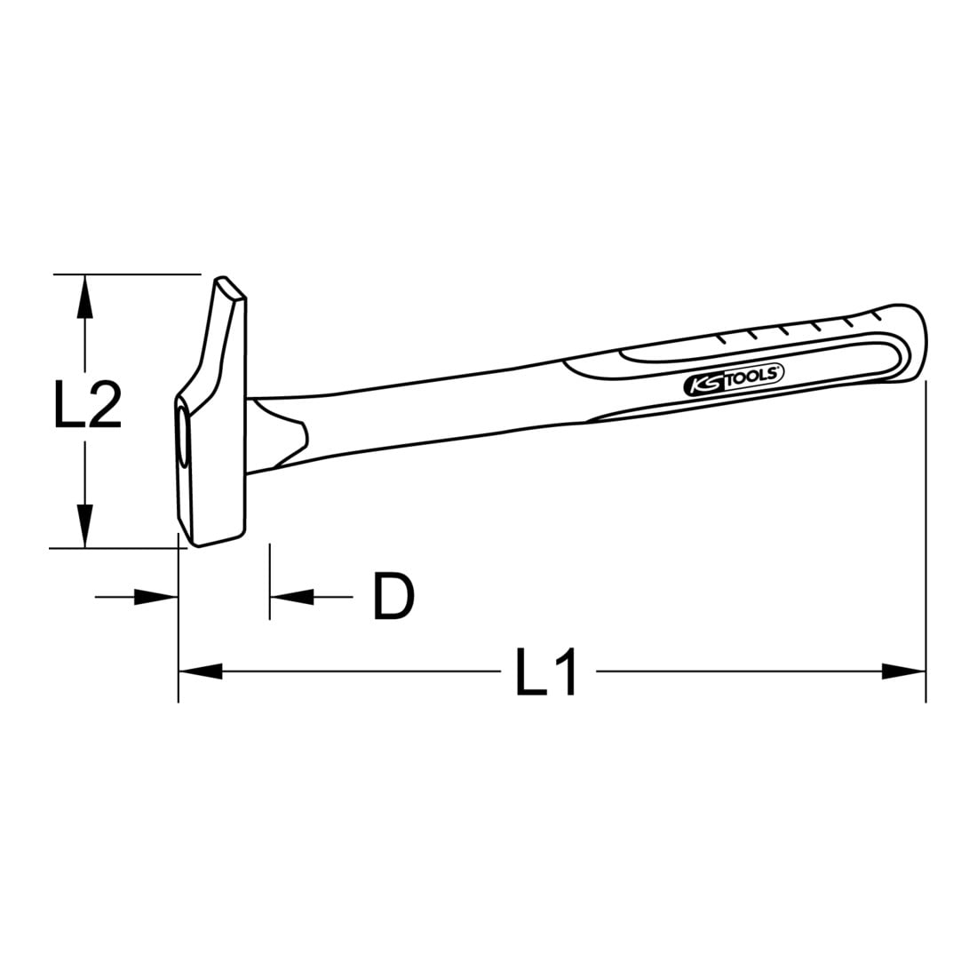 KS Tools timmermanshamer, Franse vorm