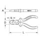 KS Tools TITANplus diagonale zijsnijtang, 160mm-3