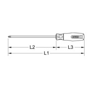 KS Tools TITANplus Schraubendreher, PH0-3
