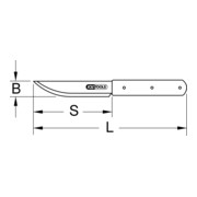 KS Tools TITANplus Universalmesser, 250mm
