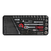 KS Tools TOOLBOX dopsleutel- en combinatiesleutelset, 154-delig.-1