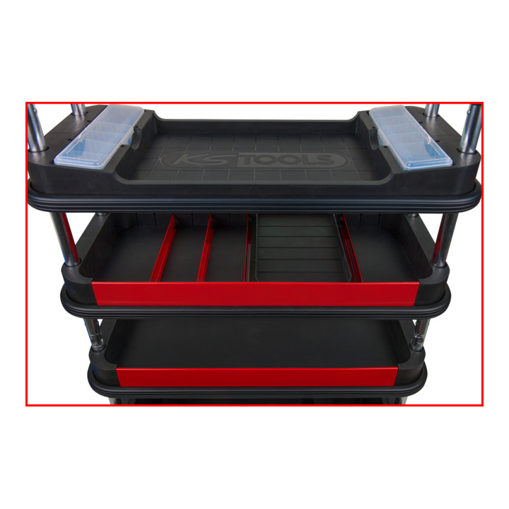 KS Tools TOOLBOX Ensemble monobloc avec plateau, 5 pièces