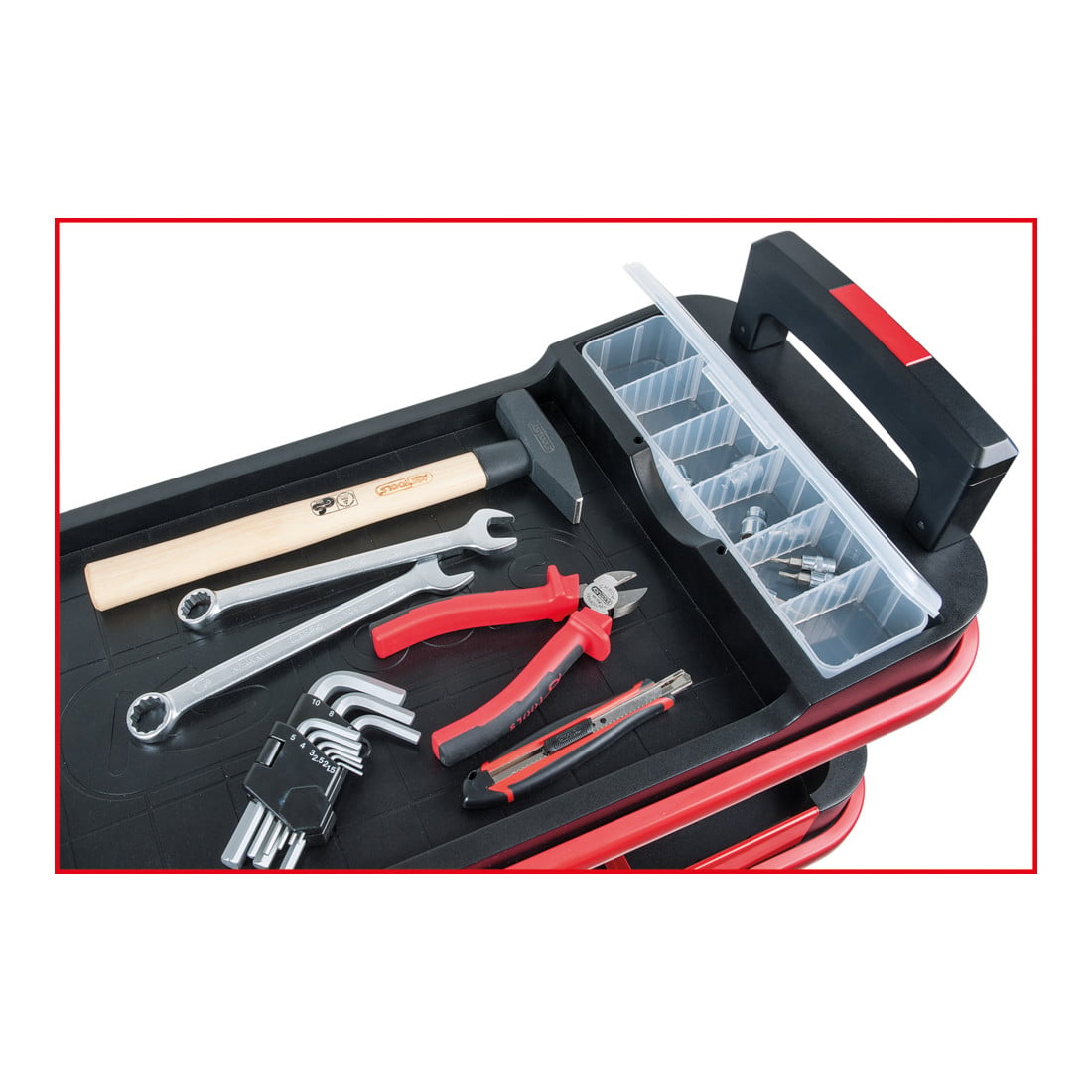 KS Tools TOOLBOX Servantes d‘atelier / chariot de montage, escamotables, verrouillables