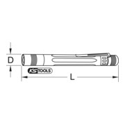 KS Tools Torcia PerfectLight, 85 lumen-5