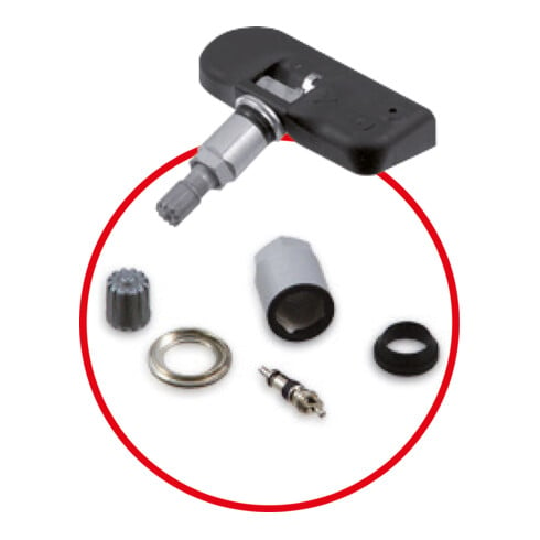 KS Tools TPMS / TPMS gereedschapsset voor bandenspanningscontrolesystemen, 13 stuks