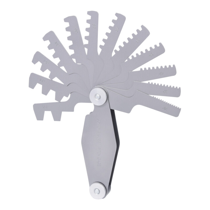 KS Tools trapeziumdraadmeter, voor 30° draad, 2-12mm