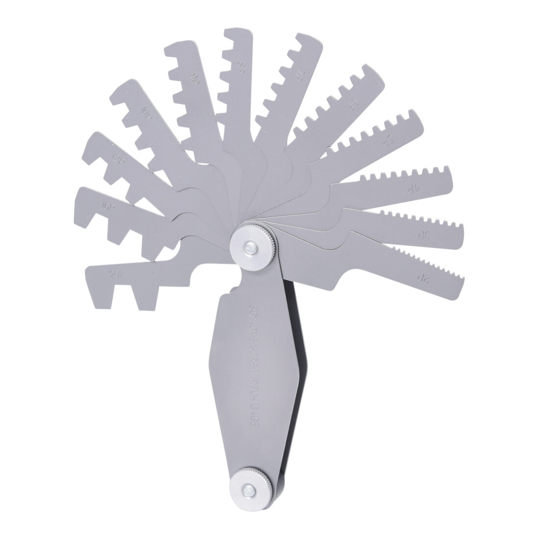 KS Tools trapeziumdraadmeter, voor 30° draad, 2-12mm