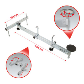 KS Tools Traversa universale di supporto motore