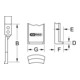 KS Tools trekhaak paar, 85-120mm