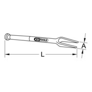 KS Tools Trenn- und Montagegabel, Länge 330 mm-2