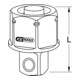 KS Tools TRIPLEplus Durchgangs-Stecknuss-Adapter 19mmx1/2"