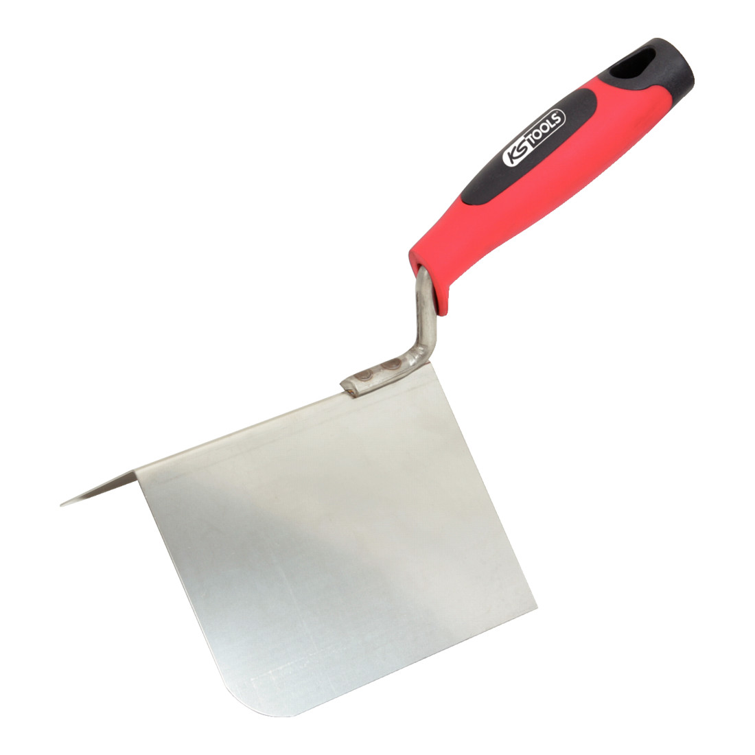 KS Tools Truelle d'angle extérieure en acier inoxydable, 125mm