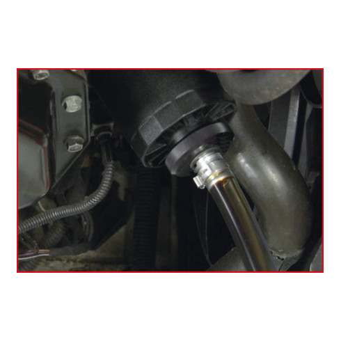 KS Tools Tubo adattatore per scarico olio, veicoli a benzina VAG 1.8L e 2.0L