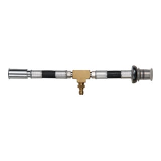 KS Tools Tubo di collegamento per manometro, attacco 1/4" per uso universale con attacchi per tubi ad alta pressione da 3/8" e 5/16"