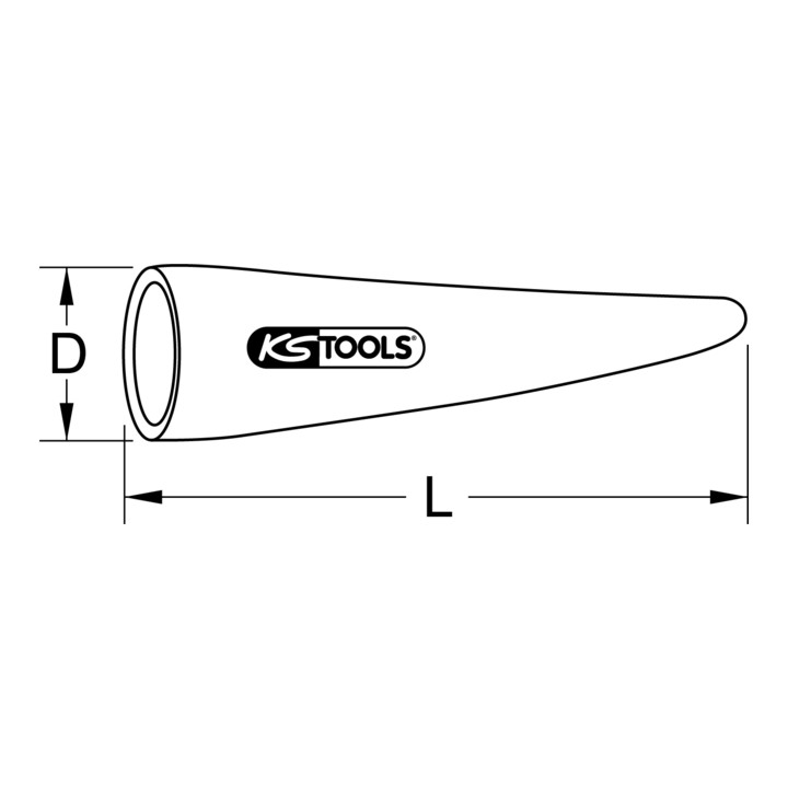 KS Tools tule opsteektule, 10mm, L=60mm