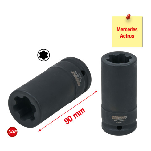 KS Tools TX-E-Plus inbus voor Mercedes, 32 EPL, 90mm lang